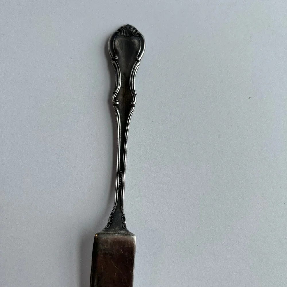 International Silver Joan of Arc Master Butter Spreader Knife Sterling 7